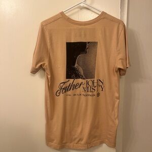 Medium father John misty band tee tan